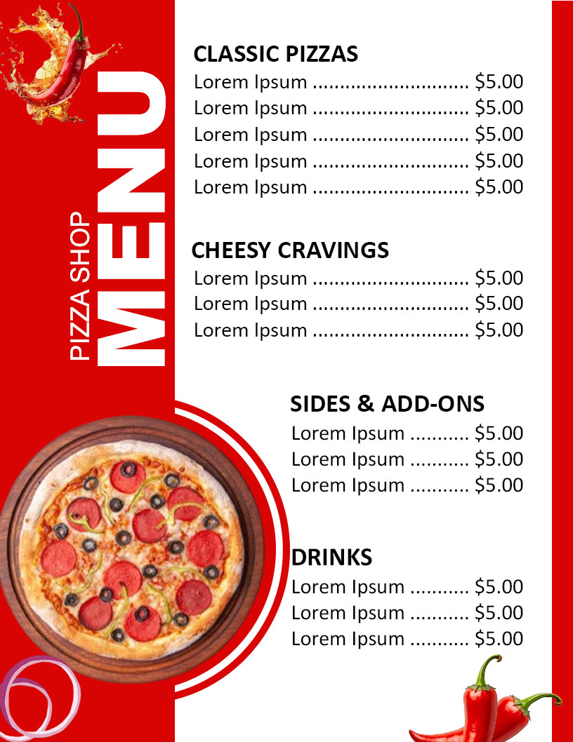 Menu Design 1